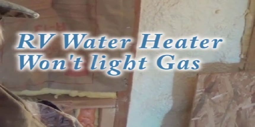 suburban rv hot water heater won t light