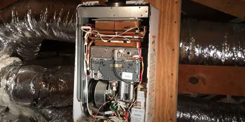 Electric tankless water heater not working after rain