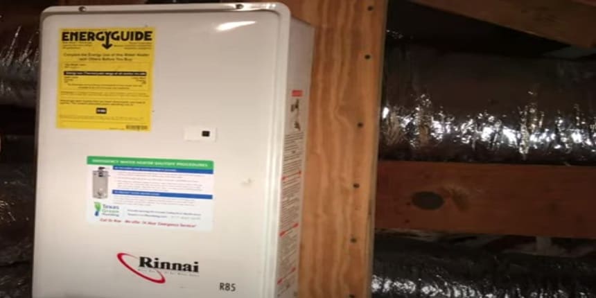 tankless water heater not working after rain