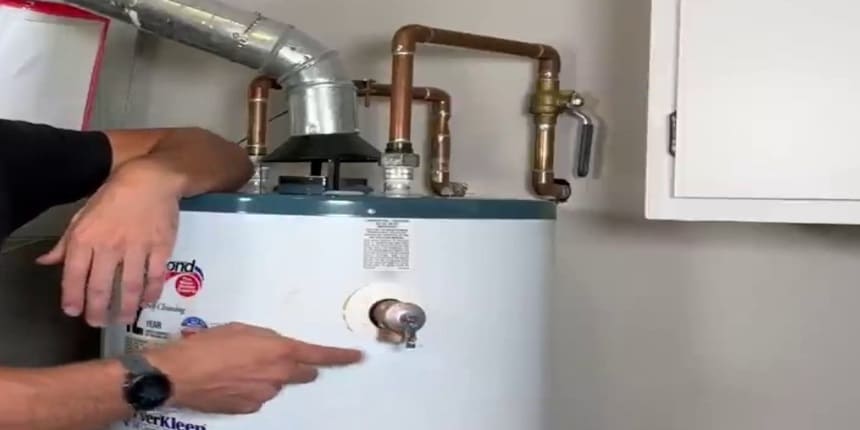 hot water after replacing heater