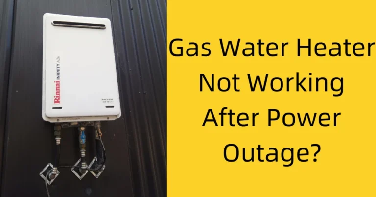 Gas Water Heater Not Working During Power Outage: Quick Fixes!