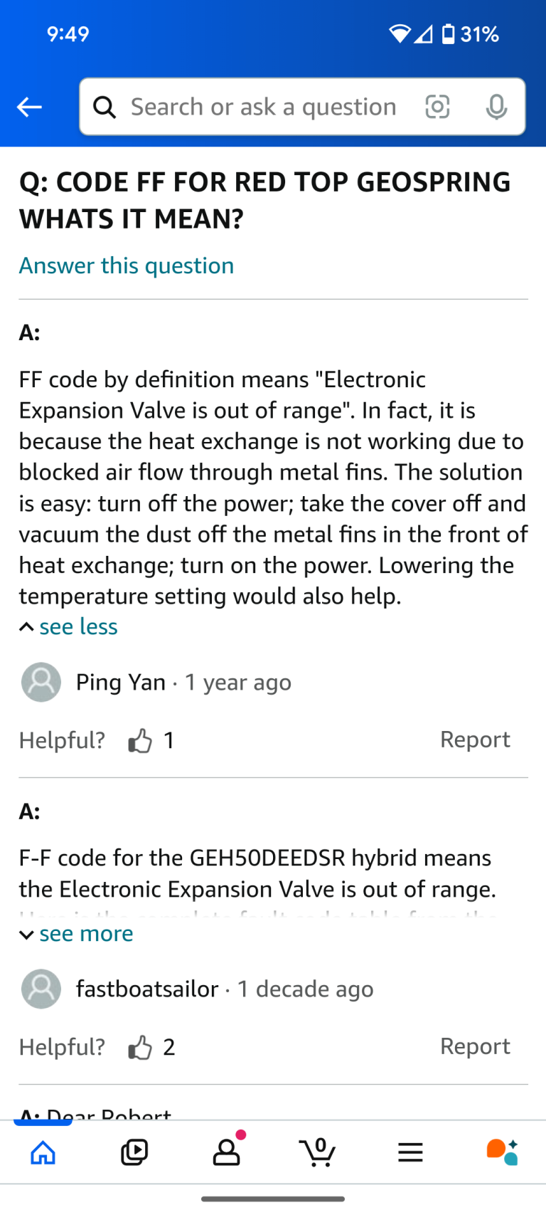 Geospring Water Heater FF Code: Quick Fixes & Tips