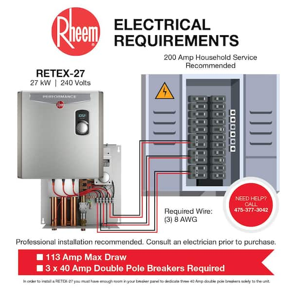 Rheem Tankless Water Heater Breaker Size: Essential Guide & Tips