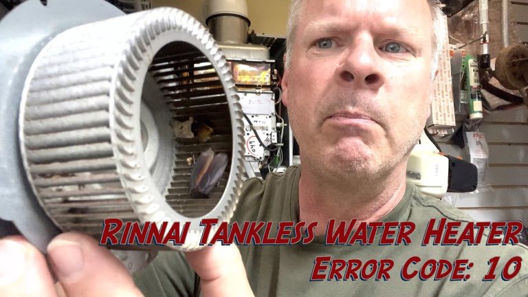 Rinnai Hot Water Heater Code 10: Troubleshooting Made Easy