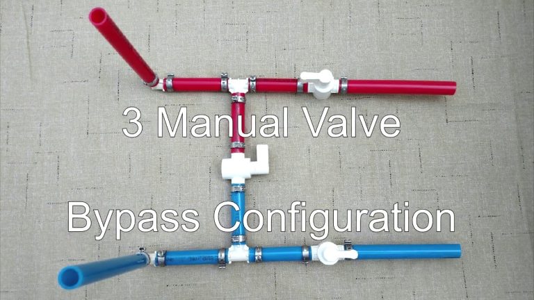 Rv Water Heater Bypass Valve Position