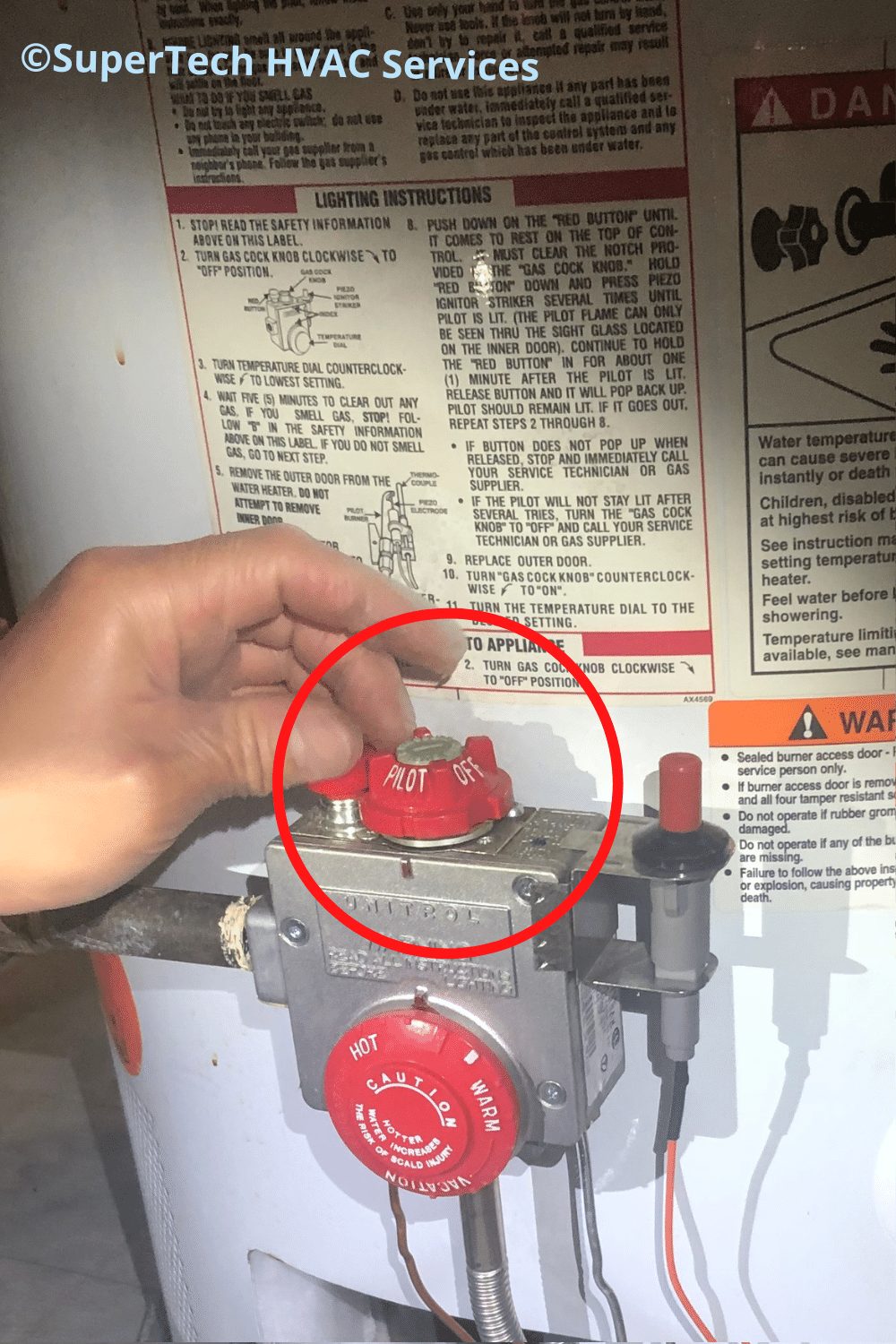 Water Heater Pilot Goes Out After Turning Temp Control Dial Smart