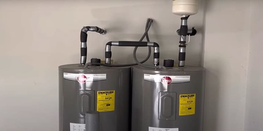 connecting two hot water heaters together