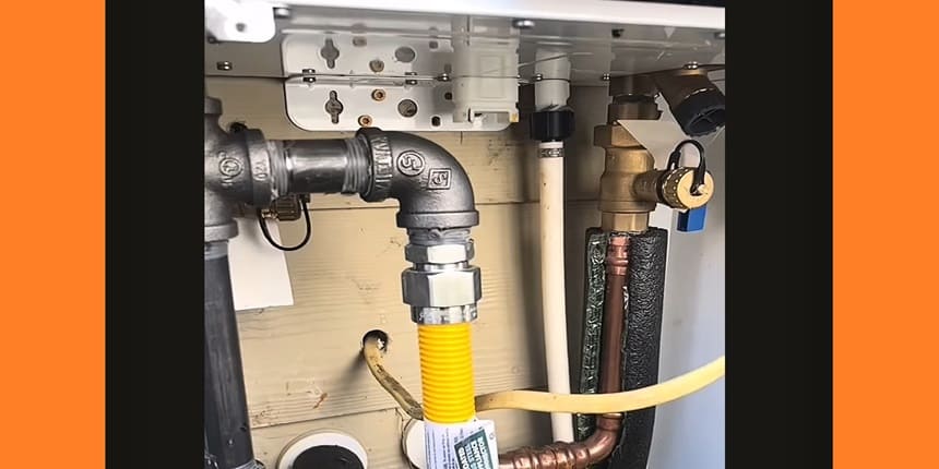 Navien water heater exhaust problems