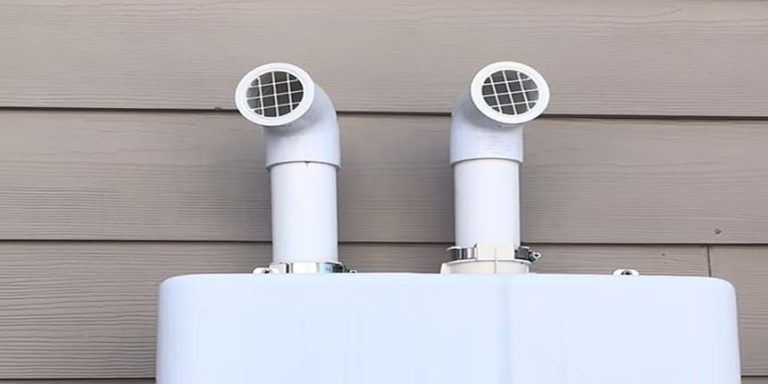 navien tankless water heater exhaust blockage