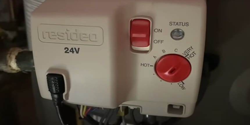 how to reset water heater sensor
