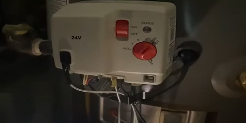 rheem water heater sensor reset