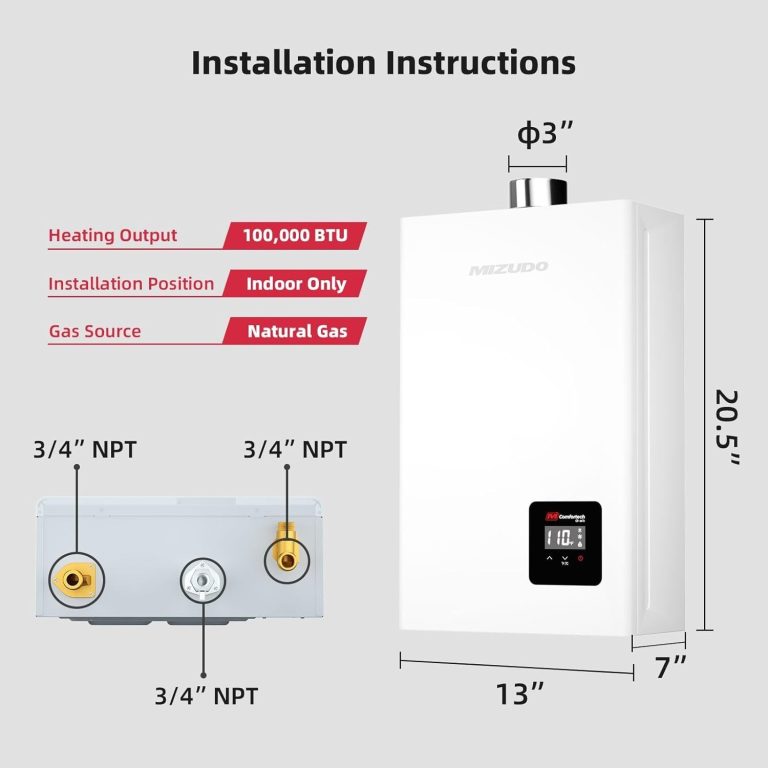 How Many Watts Does a Gas Tankless Water Heater Use