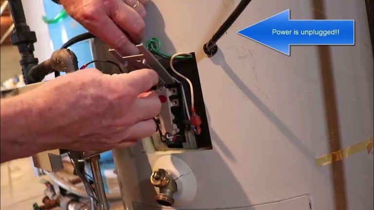 Bradford White Water Heater Thermostat Location