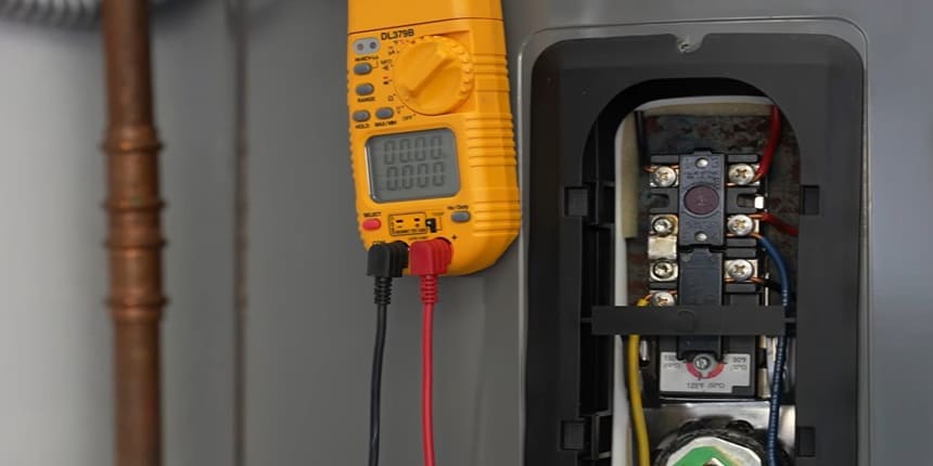 testing heating element with multimeter