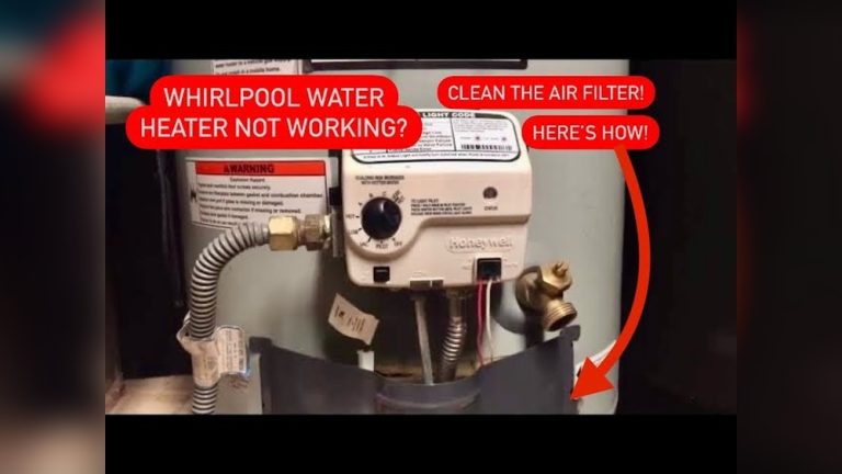 Whirlpool Water Heater Not Working
