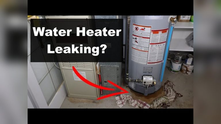 Gas Water Heater Leaking Water