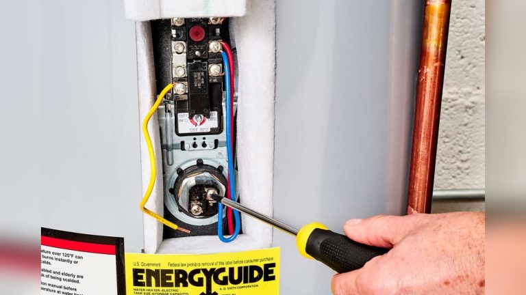 Hot Water Heater Element Location