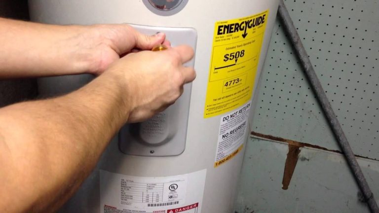 Hot Water Heater Reset Button