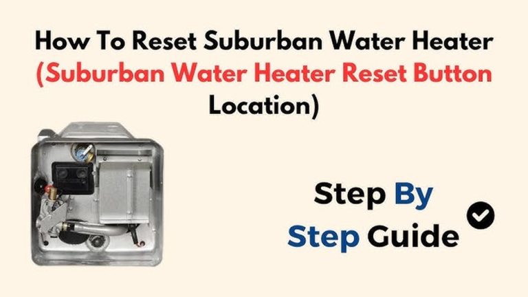 Suburban Rv Water Heater Reset Button
