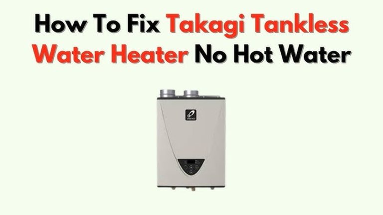 Takagi Water Heater Not Igniting