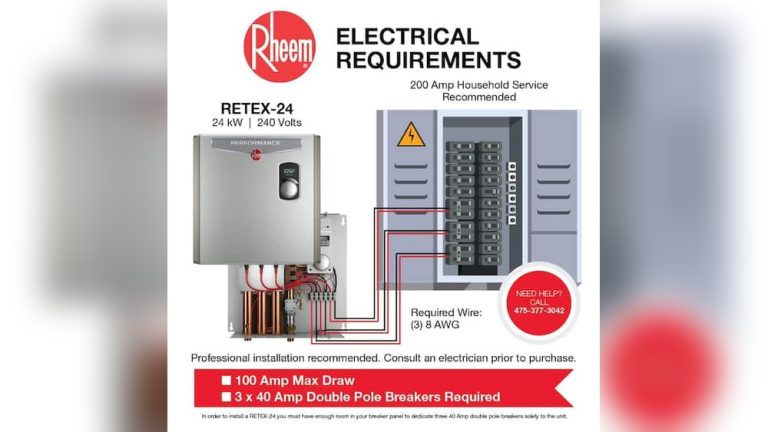 Tankless Electric Water Heater Power Requirements