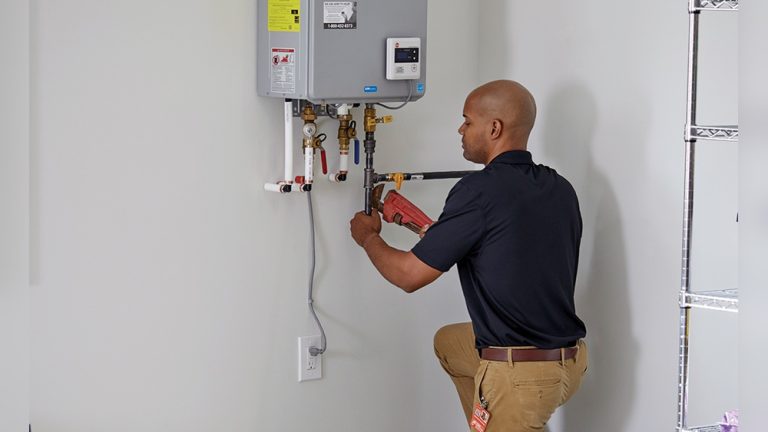Tankless Gas Water Heater Installation