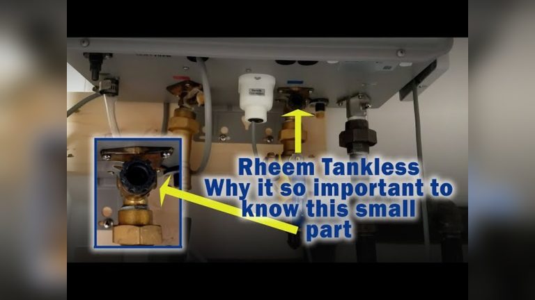 Tankless Water Heater Filter Location