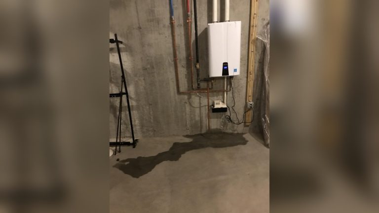 Tankless Water Heater Leaking from Bottom