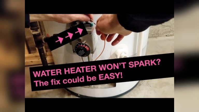 Water Heater Igniter Will Not Spark
