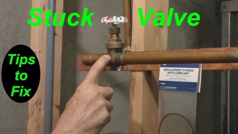Water Heater Shut off Valve Stuck