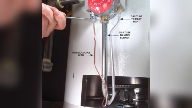 Water Heater Thermocouple Location