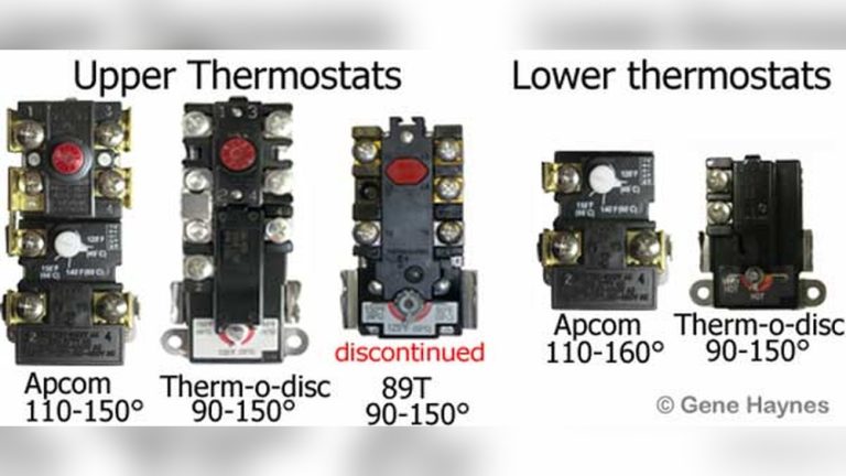 Water Heater Top And Bottom Settings