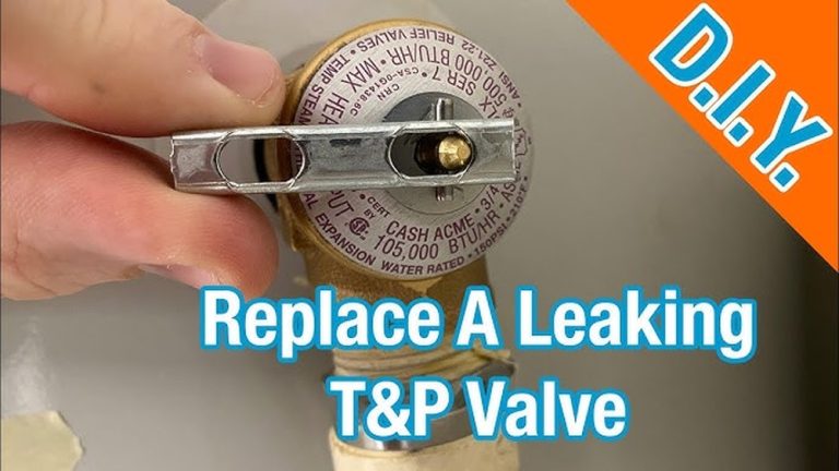 Water Heater T&P Valve Replacement Cost